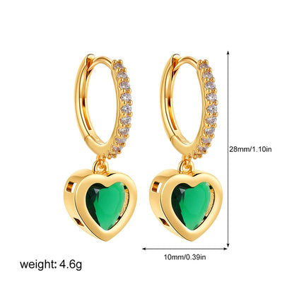 New Trend Waterproof Anti Allergic Metal Geometric Irregular Drop Earrings Gold Plated PVD